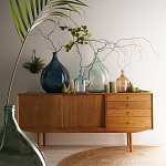 Ваза-бутыль из стекла TRANSPARENT FORMS 56 варинант исполнения - 12 | Loft Concept в Саратове