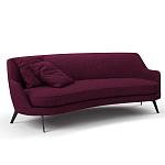 Мебельная ткань Шенилл фиолетовый цвет 138 см T4-27 варинант исполнения - 6 | Loft Concept в Саратове