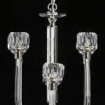 Люстра с 8-ю лампами и гранеными стеклянными плафонами Prism Gala варинант исполнения - 9 | Loft Concept в Саратове