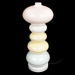 Настольная лампа из стеклянных сфер в пастельных тонах Высота 48 см Pastel Lunaria варинант исполнения - 3 | Loft Concept в Саратове