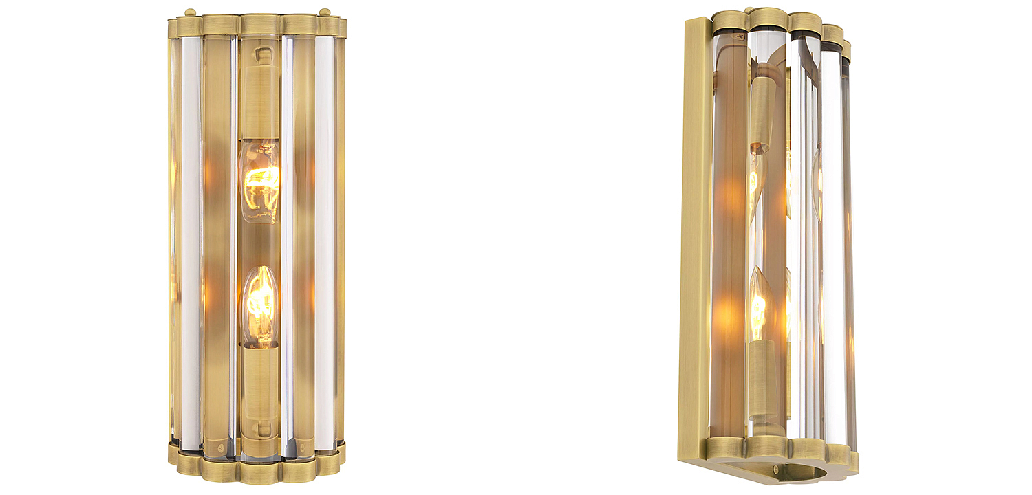 Бра Eichholtz Wall Lamp Amalfi S Brass Бра Eichholtz Wall Lamp Amalfi S Brass - Loft-Concept в Саратове