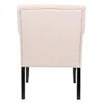 Кресло Addison Chic Armchair beige flax варинант исполнения - 2 | Loft Concept в Саратове