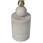 Торшер мраморный с белым абажуром Floor lamp Jewelry варинант исполнения - 2 | Loft Concept в Саратове