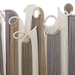 Настенный декор с бахромой белого и бежевого цвета Abstraction I варинант исполнения - 1 | Loft Concept в Саратове