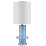 Настольная лампа из стекла с высоким абажуром Column варинант исполнения - 3 | Loft Concept в Саратове