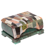 Шкатулка с мозаикой из натуральных камней Stone Casket варинант исполнения - 1 | Loft Concept в Саратове
