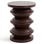 Фигурный приставной столик бордового цвета  AMORPHOUS варинант исполнения - 1 | Loft Concept в Саратове