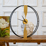 Часы настенные круглые из металла Mirror Tower Clock варинант исполнения - 3 | Loft Concept в Саратове