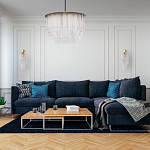 Бра с круглым основанием и длинными прозрачныи стеклянными трубками Nembus варинант исполнения - 8 | Loft Concept в Саратове