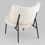 Мини-кресло District Lounge букле белый варинант исполнения - 3 | Loft Concept в Саратове