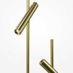 Напольный торшер светодионый золотой Lumen Duo варинант исполнения - 3 | Loft Concept в Саратове