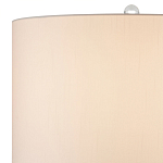 Настольная лампа стеклянная с тканевым абажуром Edges варинант исполнения - 2 | Loft Concept в Саратове