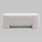 Банкетка Taks букле светло-серый варинант исполнения - 4 | Loft Concept в Саратове