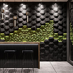 Гипсовая 3D панель с принтографией PM-30 варинант исполнения - 1 | Loft Concept в Саратове