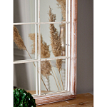 Зеркало-окно настенное в венецианском стиле с деревянной рамой бежевого цвета Venetian Smooth варинант исполнения - 6 | Loft Concept в Саратове