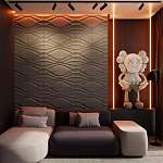 Гипсовая 3D панель с принтографией PM-04 варинант исполнения - 1 | Loft Concept в Саратове