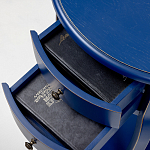 Синяя тумба на фигурных ножках Shelby варинант исполнения - 7 | Loft Concept в Саратове