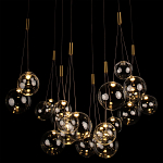 Подвесной светильник Crystal Cascade Gold варинант исполнения - 1 | Loft Concept в Саратове