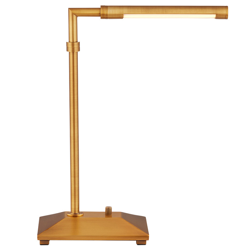 Настольная лампа светодиодная поворотная Agile Floor Lamp Латунь Темная бронза Настольная лампа светодиодная поворотная Agile Floor Lamp Латунь Темная бронза в Саратове | Loft Concept
