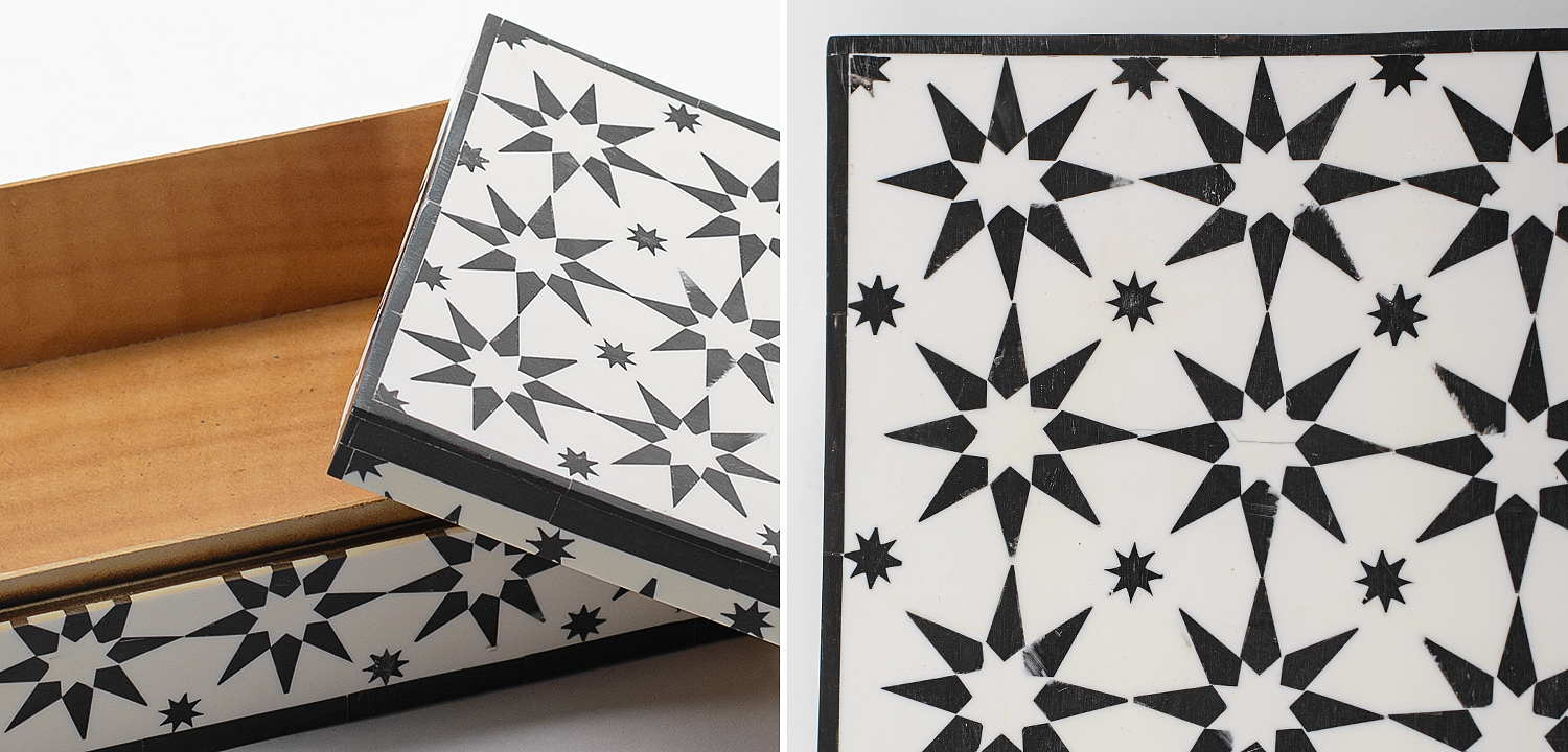 Шкатулка Stars Bone Inlay Шкатулка Stars Bone Inlay - Loft-Concept в Саратове