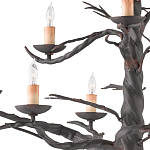 Люстра черная в виде ствола дерева Branched Tree варинант исполнения - 1 | Loft Concept в Саратове