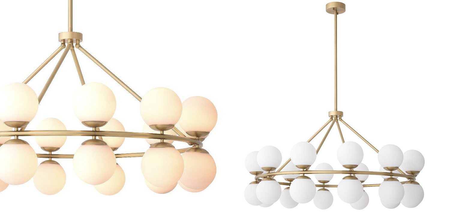 Люстра Eichholtz Chandelier Hutchinson Brass Люстра Eichholtz Chandelier Hutchinson Brass - Loft-Concept в Саратове