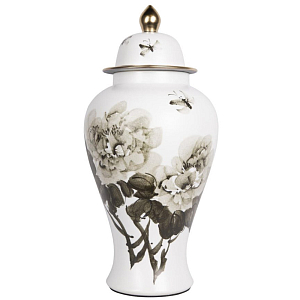 Декоративная ваза с крышкой Flowers in Pots