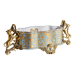 Чаша с орнаментом на бронзовых ножках в виде львов Eden Garden варинант исполнения - 1 | Loft Concept в Саратове