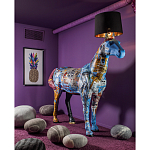 Большой Торшер Лошадь с ручной авторской росписью Feral Stallion варинант исполнения - 1 | Loft Concept в Саратове