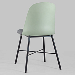 Стул из прочного пластика на металлическом основании Anora Green  варинант исполнения - 5 | Loft Concept в Саратове