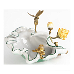 Чаша фигурная с обитателями леса и цветами Eden Garden варинант исполнения - 4 | Loft Concept в Саратове