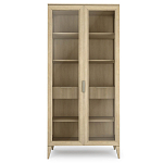 Витрина стеклянная 2-х дверная с ящиками и 5-ю полками Harper Line варинант исполнения - 2 | Loft Concept в Саратове