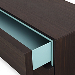 Дизайнерский комод коричневый с 2-мя ящиками и дверцами Pandora варинант исполнения - 2 | Loft Concept в Саратове