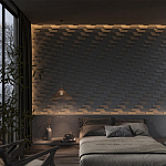 Гипсовая 3D Панель FIN варинант исполнения - 2 | Loft Concept в Саратове