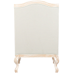 Кресло из массива бука серое с растительным орнаментом Raffael Floral Grey Armchair варинант исполнения - 2 | Loft Concept в Саратове