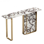 Консоль с прямоугольной мраморной столешницей Vivian Console варинант исполнения - 1 | Loft Concept в Саратове