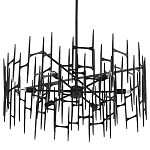 Люстра черная остроконечной формы Black Satin варинант исполнения - 5 | Loft Concept в Саратове