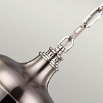 Подвесной светильник со стальным плафоном и белым матовым стеклянным шаром Feiss варинант исполнения - 4 | Loft Concept в Саратове