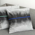 Чехол на подушку хлопковый Blake Boundaries Blue варинант исполнения - 4 | Loft Concept в Саратове