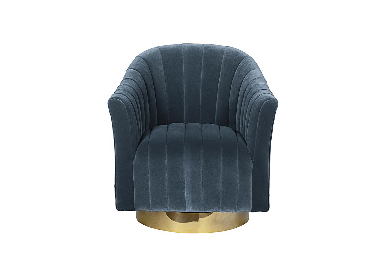 Кресло Civic Space BLUE VELOUR Кресло Civic Space BLUE VELOUR - Loft-Concept в Саратове