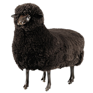 Пуф Овечка Sheep Bench black