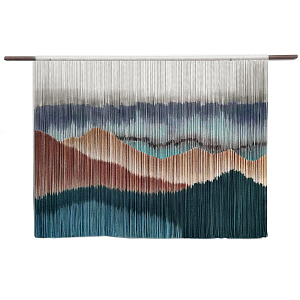 Современное Панно на стену из нитей Mountains at Sunset Горы на Закате 