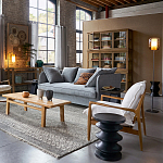 Фигурный приставной столик черного цвета AMORPHOUS варинант исполнения - 6 | Loft Concept в Саратове