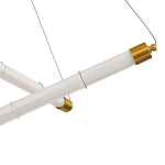 Светодиодная люстра Trumpet Tube Brass  варинант исполнения - 3 | Loft Concept в Саратове
