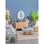 Зеркало овальное с багетом в виде кораллов Coral Dеcor варинант исполнения - 4 | Loft Concept в Саратове