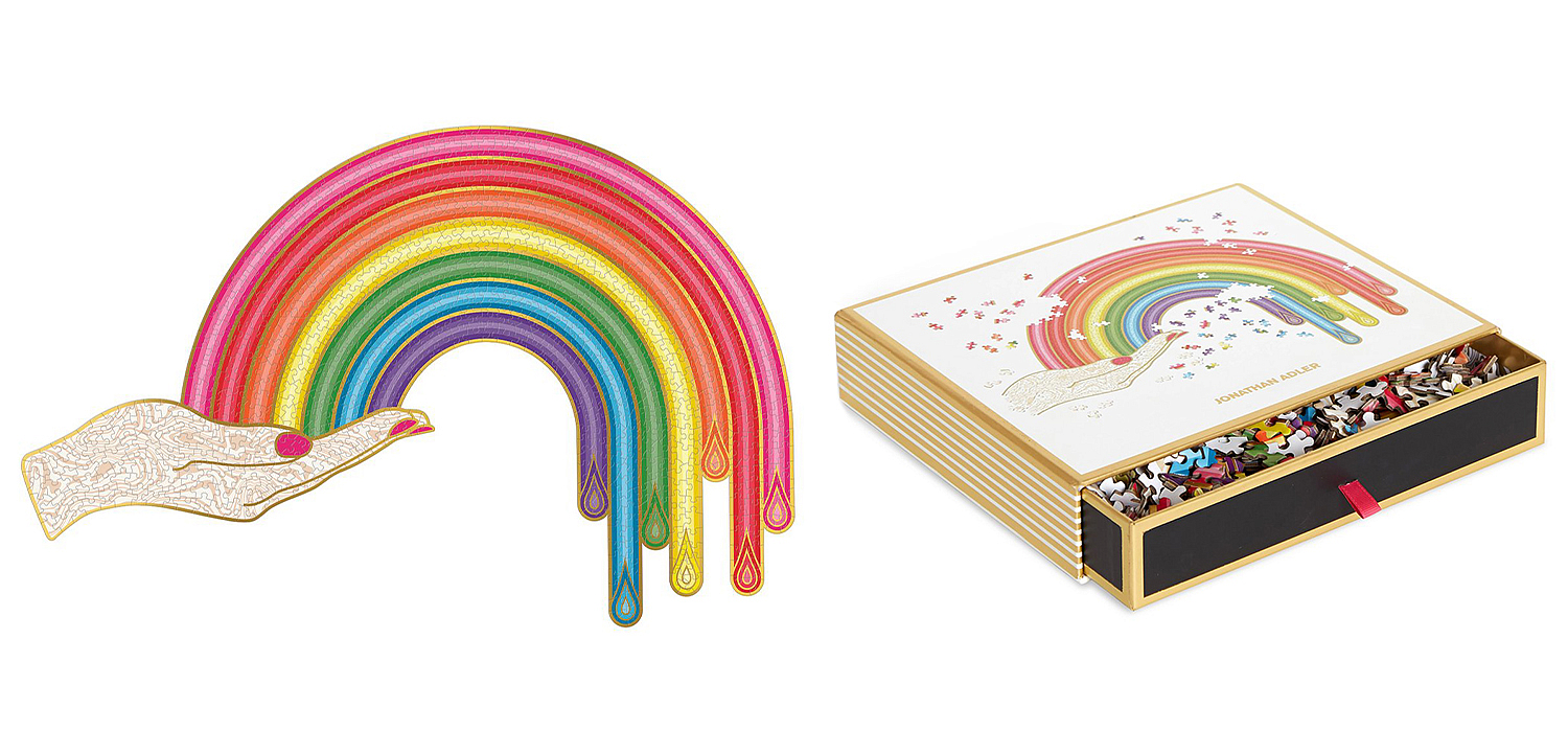 Пазлы RAINBOW HAND SHAPED PUZZLE Jonathan Adler Пазлы RAINBOW HAND SHAPED PUZZLE Jonathan Adler - Loft-Concept в Саратове