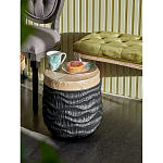 Приставной столик с фактурой под натуральное дерево Immortality варинант исполнения - 4 | Loft Concept в Саратове