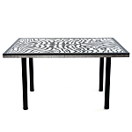 Стол обеденный из натурального мрамора Marble BW Accent Table варинант исполнения - 1 | Loft Concept в Саратове