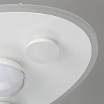 Потолочный светильник овальной формы белого цвета с 7-ю лампами Lunar Pebbles варинант исполнения - 9 | Loft Concept в Саратове