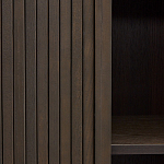 Буфет тёмно-коричневого цвета из ясеневого шпона с 2-мя раздвижными дверями Toinette варинант исполнения - 3 | Loft Concept в Саратове